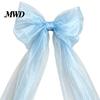 Grote Stoffen Strikken voor Verjaardagsevenementen 79x20 Inch Reuzenstrik Kerstboomtopper, Extra Grote Tule Romantische Tuinbruiloften Ornament met Lange Slinger