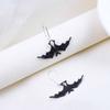 Creative Bat Earrings DIY Jewelry Simulated Animal Pendant Gothic Decor Halloween Earrings  Party