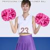 Cheerleading Metallic Pom Poms with Handle Vibrant Color Cheering Squad Hand Flower Pompoms Party Accessories