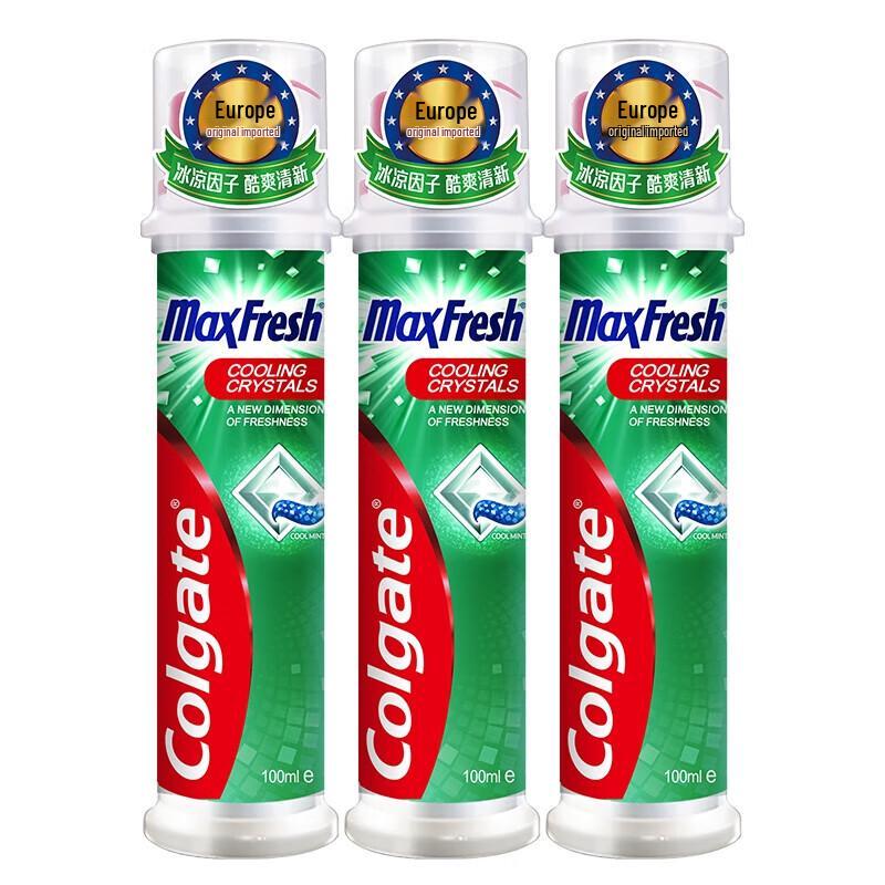 Colgate Cool Mint Pump Toothpaste 3-Pack