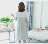 Korean Style Maternity Dress - Loose, Large Size, Medium To Long, Knee-Length Two-Piece for Summer & Autumn