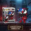 Funko Pop Figure Funko Pop Marvel Carnage Captain America Marvel Carnage Captain America 10 Cm #1436