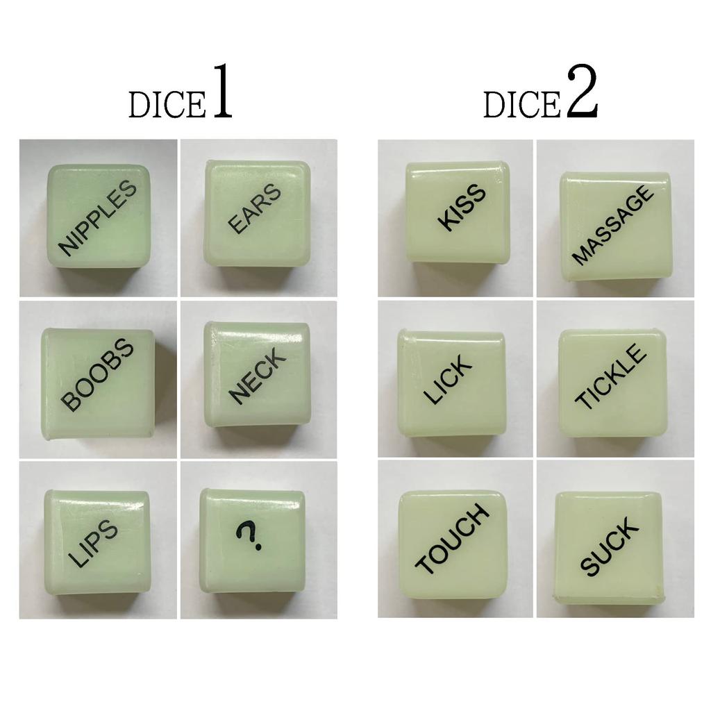 EDEN H Dice Set of 2 Love Dice Game Fun Stimulation Change of Mood Humor [E543R]