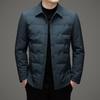 Men's Warm Winter Lightweight Business Casual Jacket with Shirt Collar