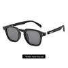 Stylish Polarized Wood Grain Rivet Sunglasses for Women & Men - High-End Look with UV Protection