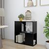 Day and Night - Day and Night Black Plywood Bookcase 60x24x63 Cm