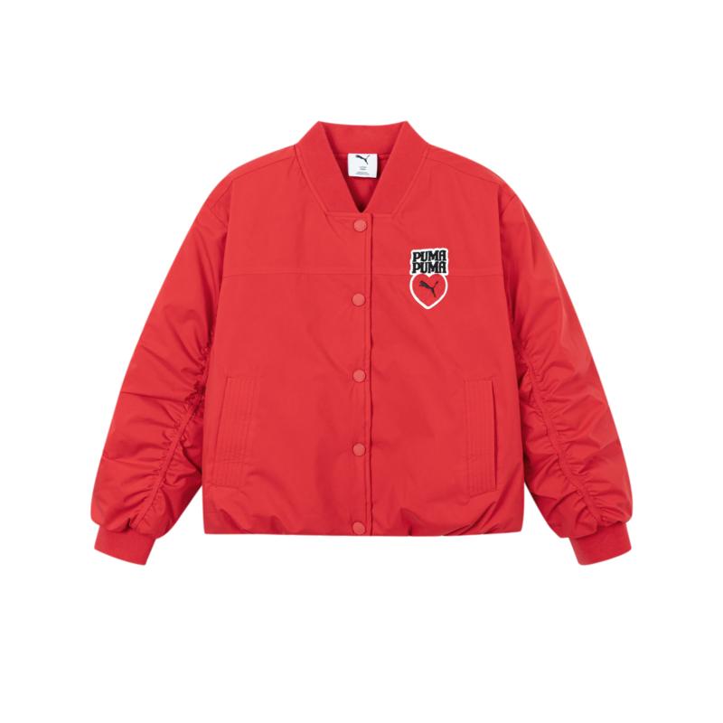 PUMA Kids Down Jackets Baseball Collar Moderate Windproof 353126107001-60501 110