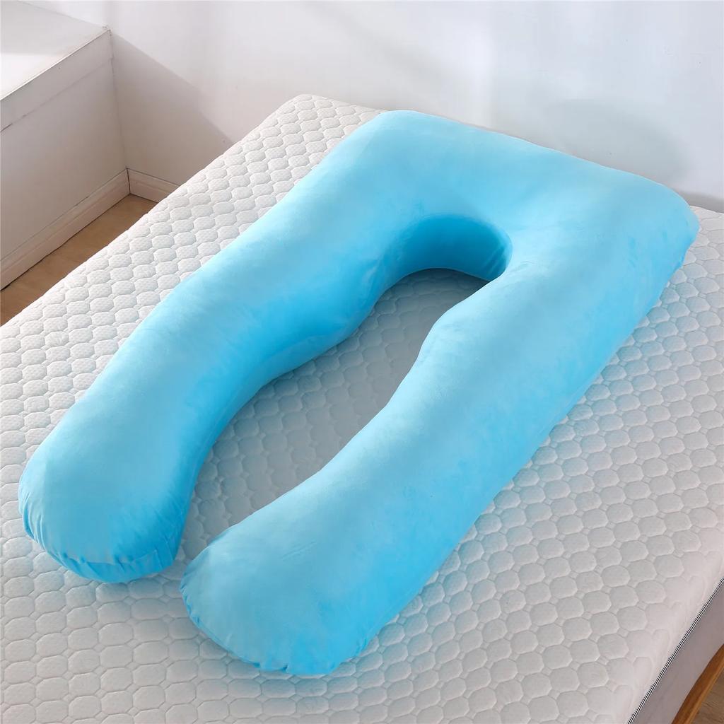Heißer Verkauf Schwangerschaftskissen 70*130cm U-Form Matratze Schlaf-Taillenkissen für Schwangere Stillkissen Stillkissen