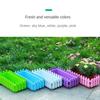 Portable Rectangular Flower Pots Strip Plastic Fence Basin Large Thickened DIY Storage Holder Outside