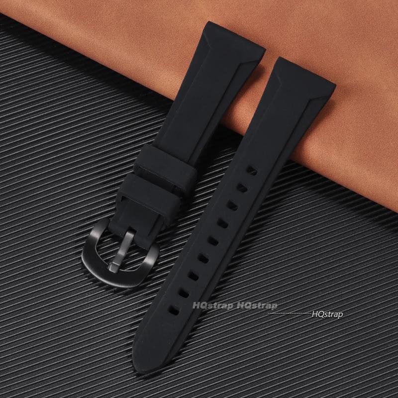 Soft Silicone Watchband for Panerai Strap 22mm 24mm 26mm Rubber Watch Band for Seiko Men Women Sport Replacement Bracelet