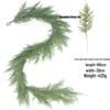 Artificial Norfolk Pine Wreath with Red Berries & Rattan Vines for Cross-Border Christmas Decoration