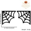 1pair Funny Party Decoration Halloween Door Frame Bats Pumpkins Wooden Door Corner Sign Spider Webs Door Frame Decoration Door