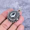 White Topaz Gemstone Handmade 925 Sterling Silver Jewelry Pendant 1.81" M-2686