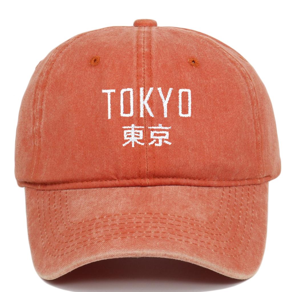 1pc Tokyo Japan Casual Baseball Cap Running Hippie Hip Hop Hat Summer Sun Protection Couple Unisex-Teens Streetwear Snapback Cap