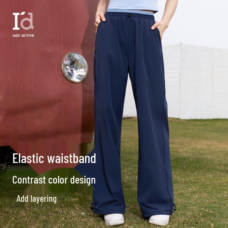 Aidi Women s High-Waist Wide-Leg Cargo Pants L
