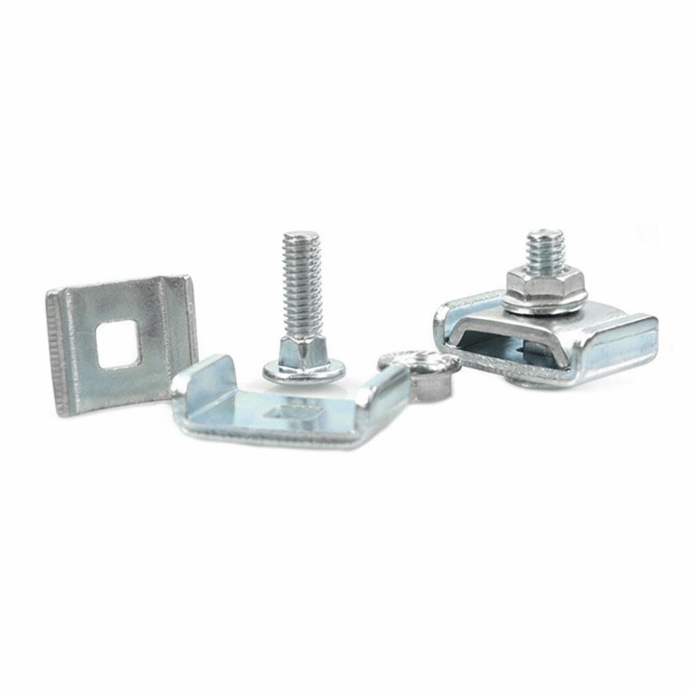 10pcs Hardware Accessories Metal Grid Wall Clamps Sturdy Clamps DIY Grid Connectors Wall Grid Panel Wall Installation