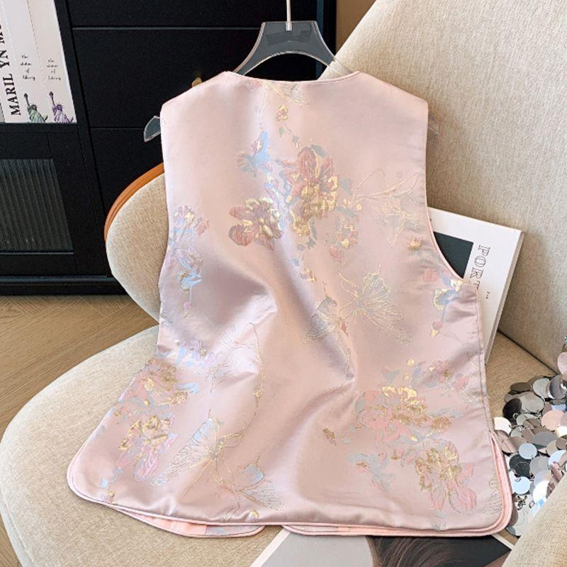 Vest Jacquard Year Women's New Skinny Top 2025 Fashion Trend