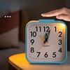 Creative Square Small Alarm Clock Fashion Silent Luminous Alarm Clock Bedside Table Clock