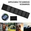 USB Solar Panel Set Foldable Power Bank, Suitable for Outdoor Activities Such As Camping, Hiking, Cycling, Fans, Flashlights, Etc