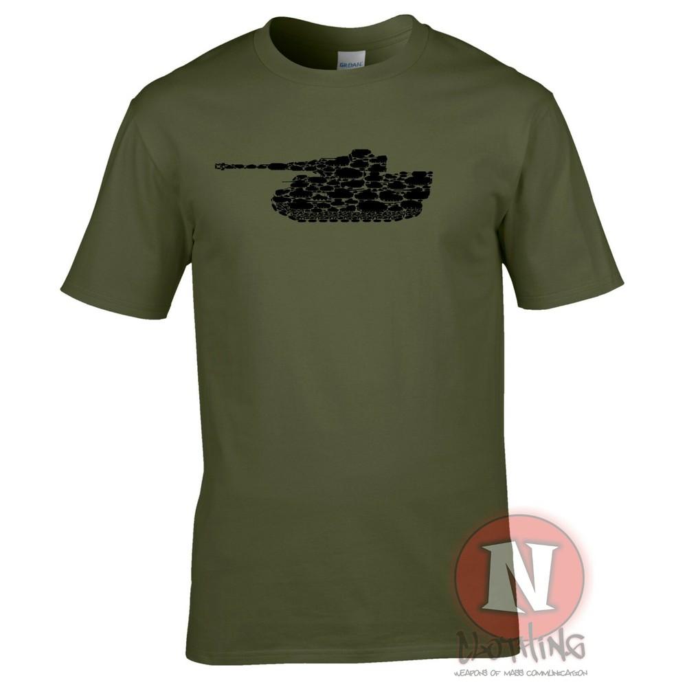 Tiger Tank TShirt Gerunisex Army Ww2 Exclusive Design Military Vehicles Panzer 6