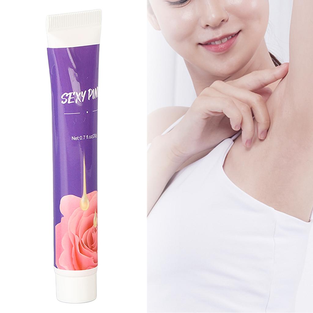 Private Parts Whitening Cream Underarm Areola Moisturzing Brightening Lightening Cream for Elbow Knee 0.7oz