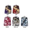COCOLUCK Coco Luck Clasp Purse with Japanese Gold Nishijin Accessory Cigarette Made in Vertical Pattern, Brocade, Weave, Wallet, Case, Case, Pouch,