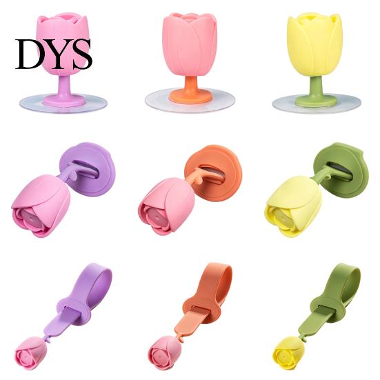 Portable Toilet Lid Handle Silicone Tulip Lifter, Hands-Free Seat Lift Handle, Avoid Touching Cover Tool, Bathroom Accessories Hotel Supplies