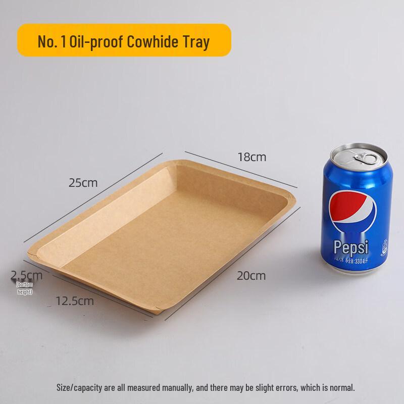 ZISIZ Disposable Kraft Paper Tray