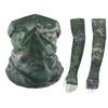 Huinuobi Ice Silk Multifunctional Neck Gaiter & Arm Sleeves Set