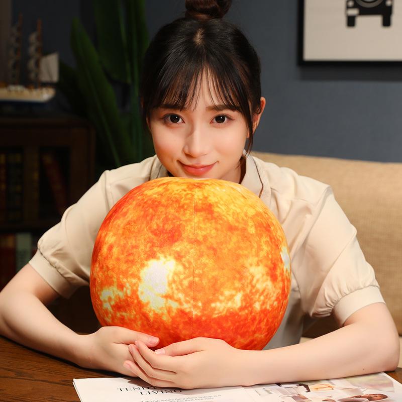 Simulated Earth Sun Mars Moon Stuffed Playthings Stuffed Planets In The Solar System Gentle Doll Pillow Cushions Boys Girls Birth Date Present