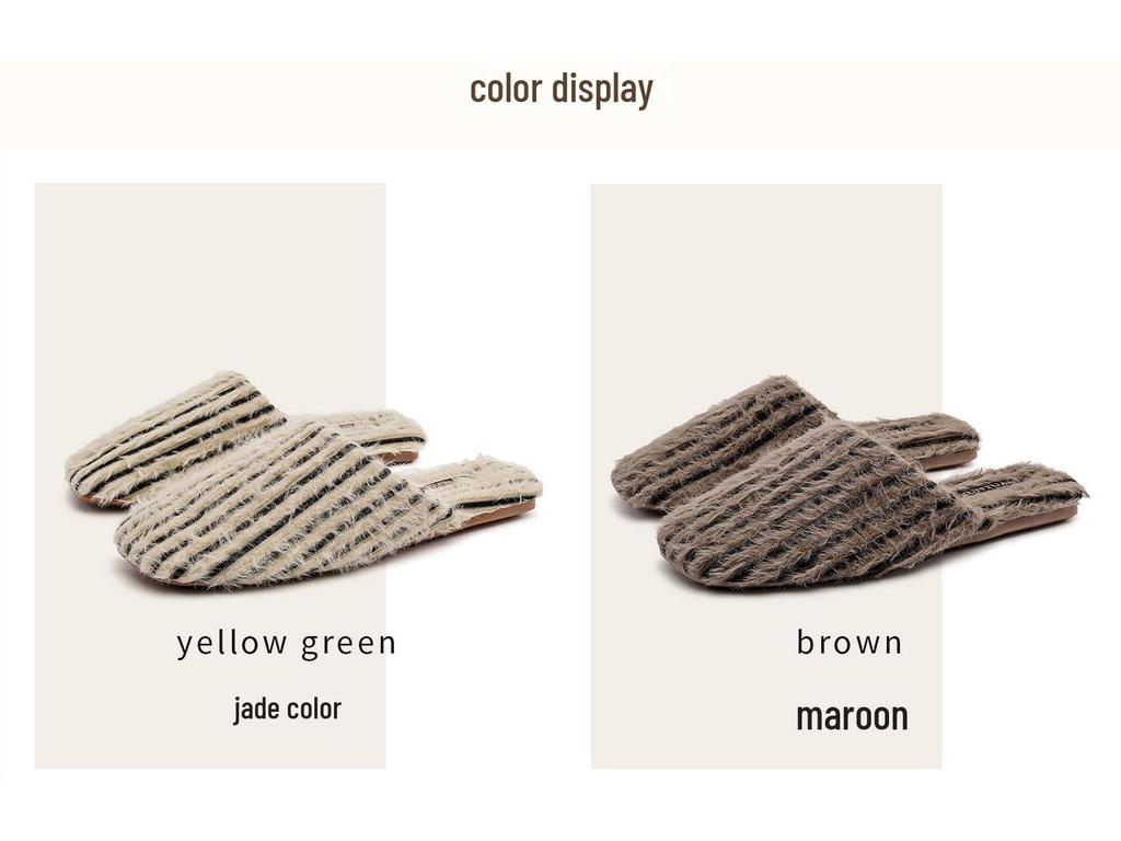 Cloud Group Flauschige Daunenpantoffeln aus Baumwolle mit Anti-Rutsch-Sohle für Damen & Herren - Herbst/Winter