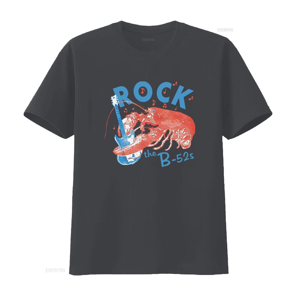 The B52s Rock Lobster Kastenform Oversize T-Shirt Für Musikliebhaber Vintage Atmungsaktiv Mode Lässig Streetwear