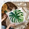 45X45Cm Tropical Green Plants Pillowcase 100% Polyester Living Room Bedroom Sofa Office Cushion Case Pillowcase Home Decoration