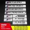 Für M Power Neue Embleme Plakette Logo M135d M145d M145i M240d M240i M340d M340i M440d 4M40i M550i M760Li ABS Hecklogo