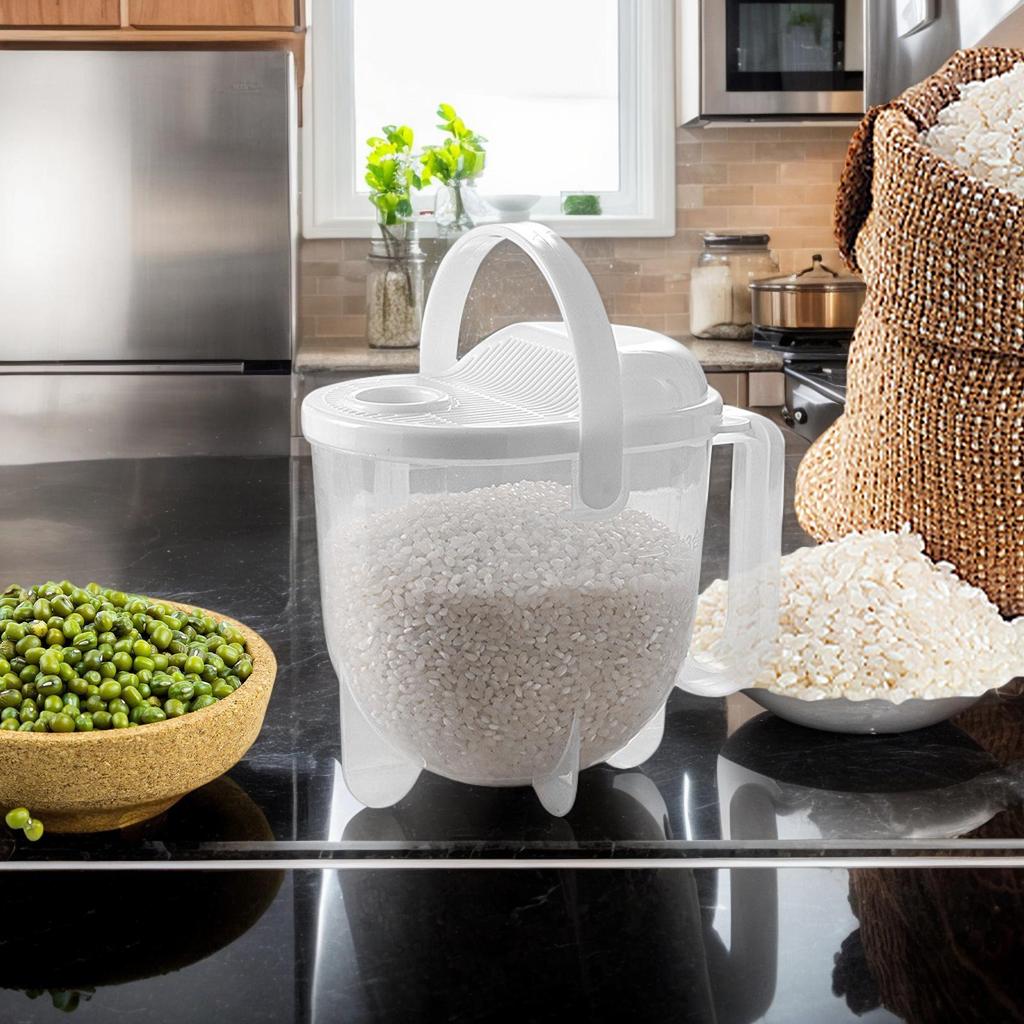new Kitchen Multifunctional Acrylic Thickened Rice Drainage Basket Rice Fruit Basin Vegetable Washing Basket