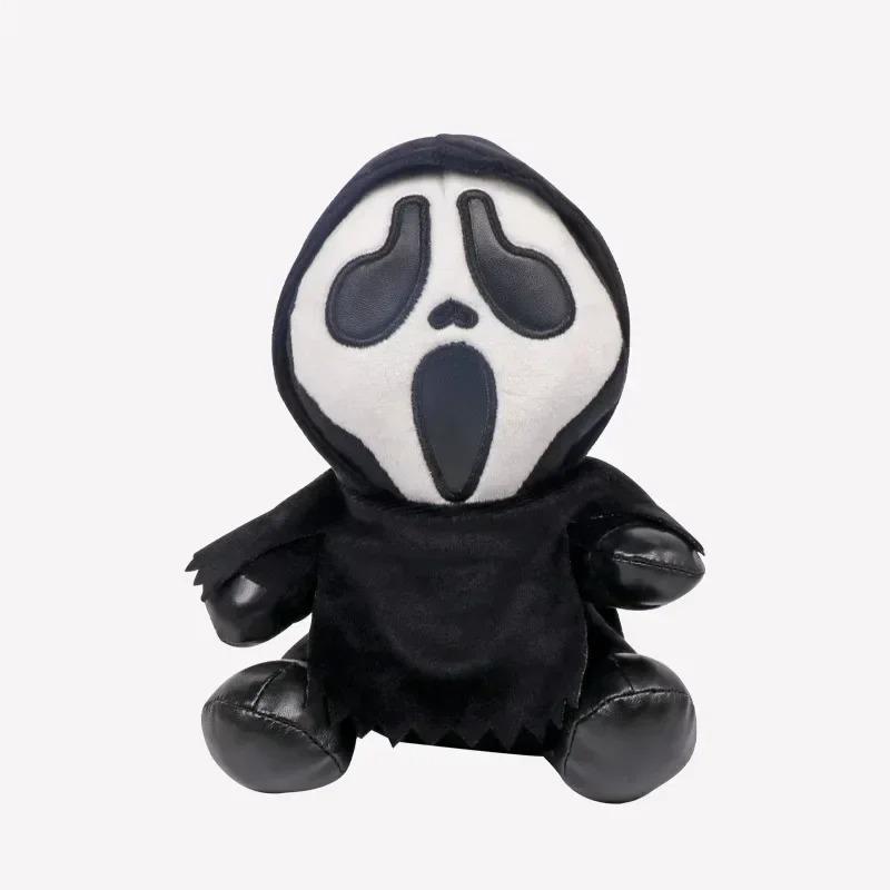 

Latest 18Cm Ghostface Plush Plaything Death Figurine Horror Doll Plush Stuffed Grimace Halloween Toy Doll Halloween Decoration Doll Gifts