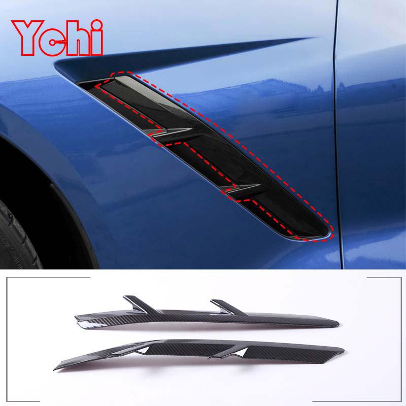 For Chevrolet Corvette C7 2014-2019 ABS Carbon Fiber Interior Kit Dashboard Console Gear Shift Panel Decoration Cover Stickers