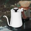 Coffee Pot 650ml Stainless Steel   Narrow Spout Coffee Kettle with Thermometer