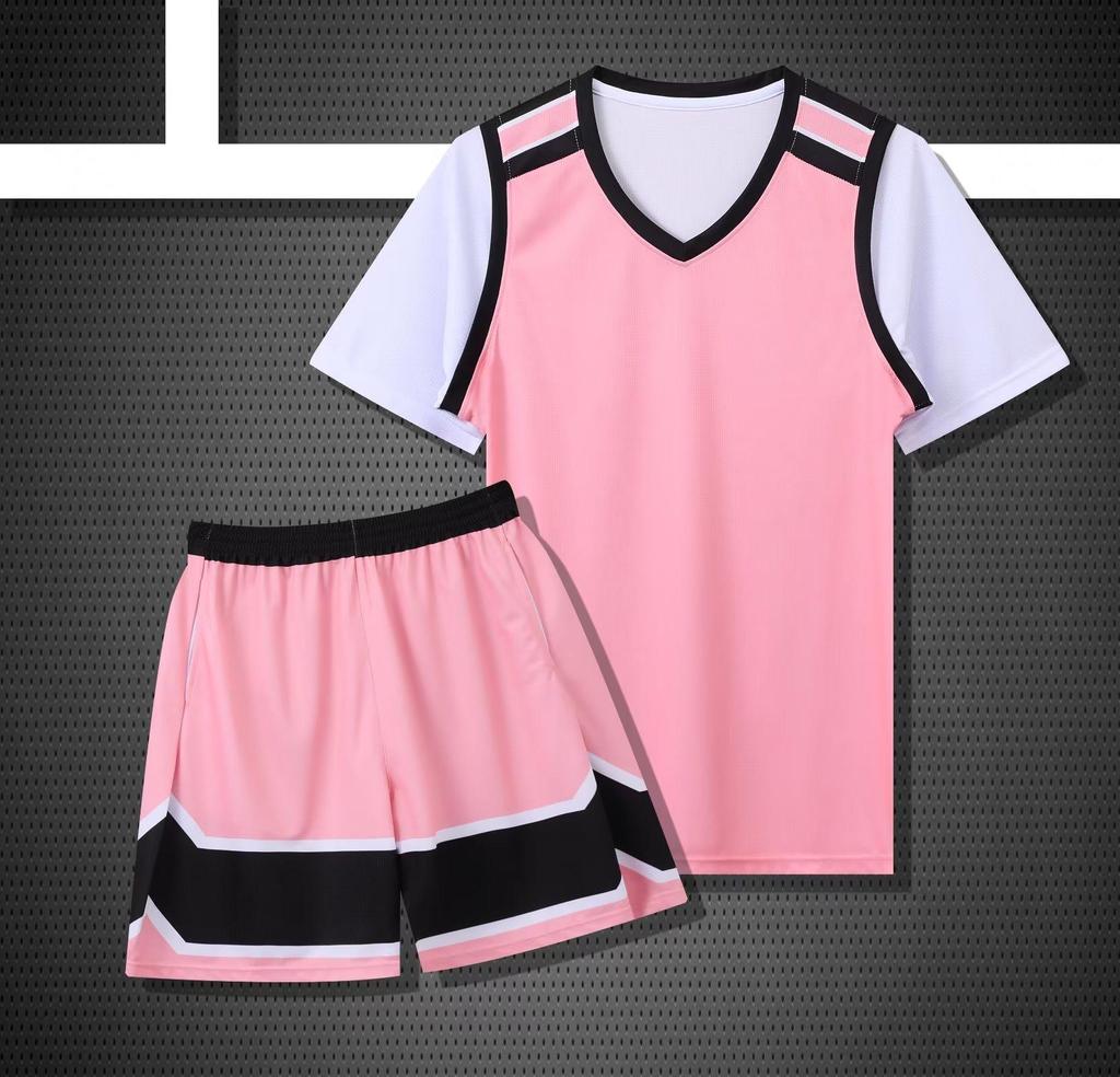 Unisex Basketball Uniform Set, Number Print, Dual-Pocket, 3XS-4XL
