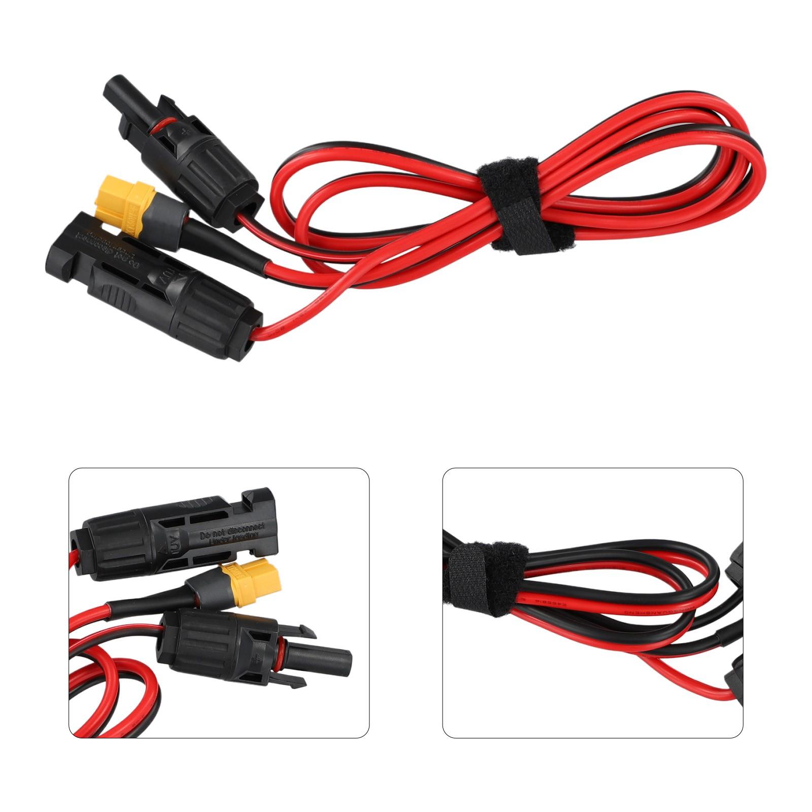 

Кабель от солнечных панелей к разъему для портативного питания и зарядки