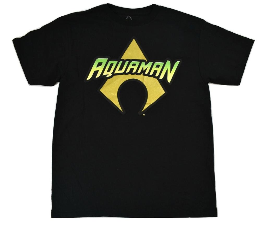 Aquaman Youth Boys Raised Graphic Tee Shirt New L