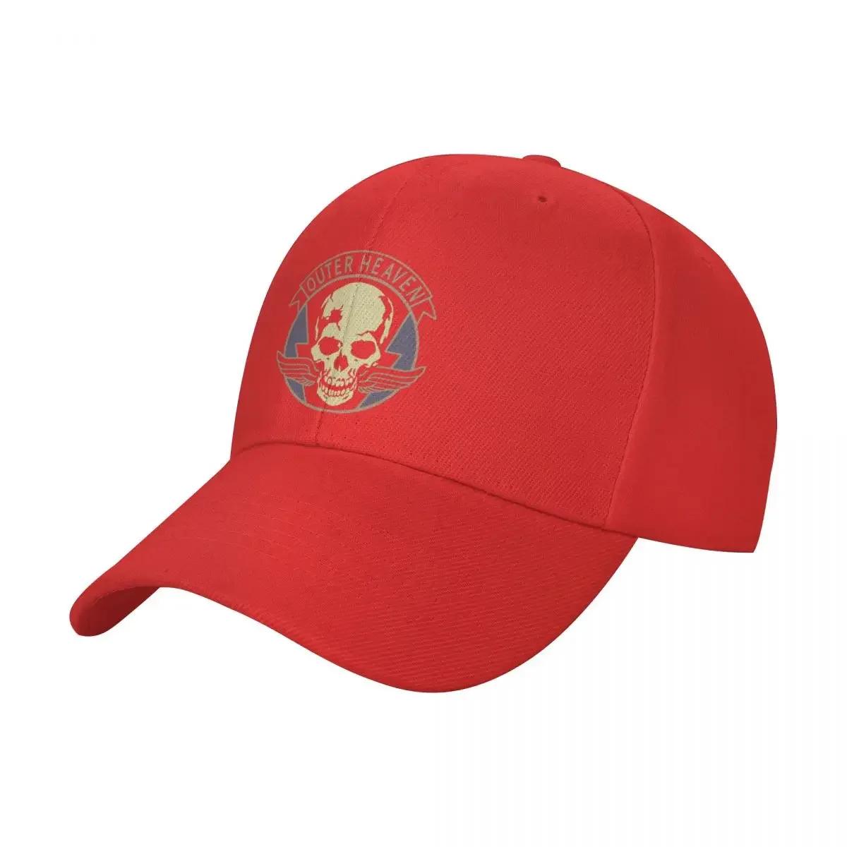 Metal Gear Solid V Outer Heaven Cap Unisex Women Vintage MGS Hats Trucker Cap Golf Hats Adjustable Snapback Caps Baseball Cap One Size