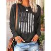 Women's Creative Printed Long-sleeved T-shirt, Breathable, Soft and Comfortable, Suitable for Casual Wear All Year Round
