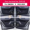 For Chery OMODA 5 -2024 2025 Car Door Anti Kick Pad Auto Glove Box Under Dashboard Side Edge Anti-Collision Sticker Decor