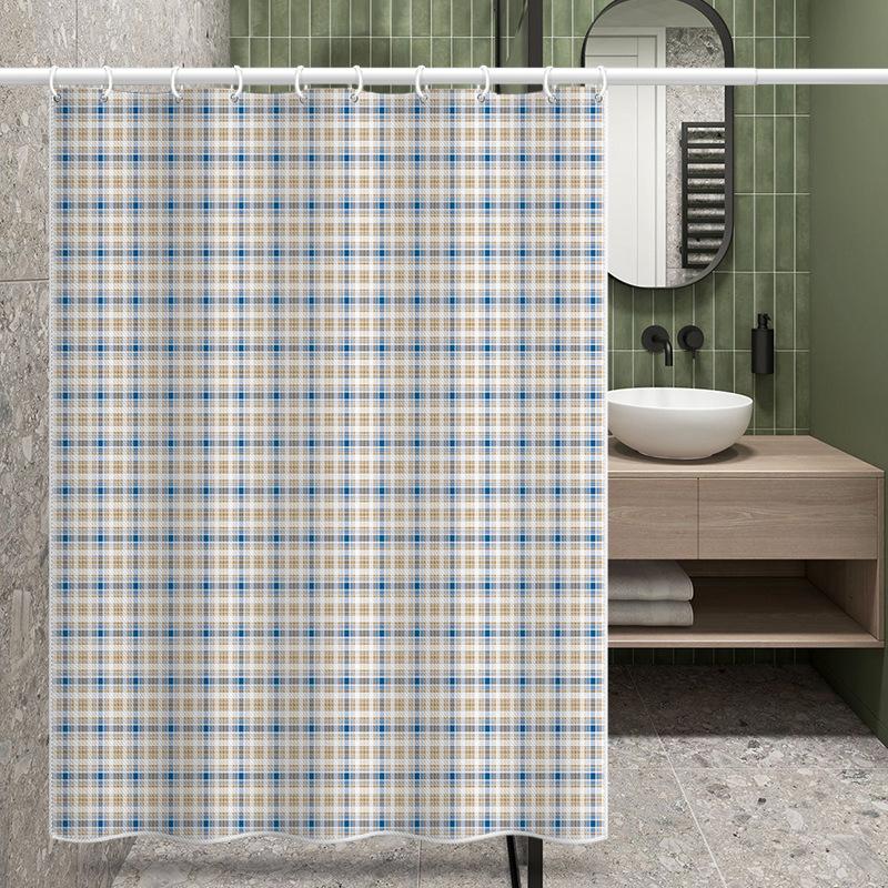 Perdea de duș îngroșată, rezistentă la apă, rezistentă la mucegai, Perdeau despărțitor de duș.