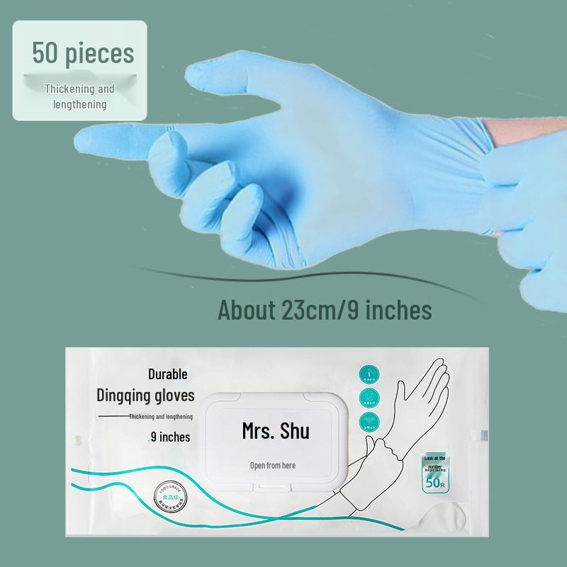 PVC Composite Nitrile Gloves: Waterproof, Disposable, Protective for Cleaning, Catering, Baking