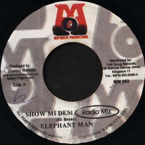 

7-дюймовая пластинка ELEPHANT MAN - Show Mi Dem MM053 Mo Music Produ Jamaica Регги, Ска и Даб Б/У
