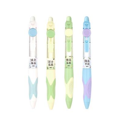 4Pcs Noise Free Retractable Gel Pen Fast Dry Ink Non Smudge Writing Pen Comfortable Handle For Students Professional