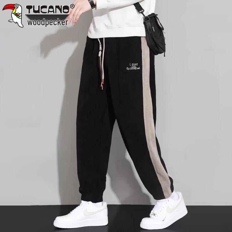 TUCANO Men's Corduroy Tapered Jogger Pants