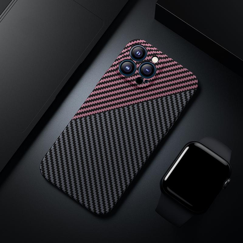 Ultra dünne Karbonfaser Skin Hülle für iPhone 16E 17 Air 16 15 14 Plus 13 12 11 Pro Max Schutzhülle Matte Harte PC Abdeckung